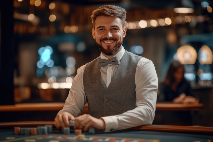 Antarmuka aplikasi koi388 menampilkan menu utama dengan pilihan kasino langsung, sportsbook, dan slot